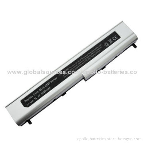 Laptop battery, 8 cells, 14.8V, 4400mAh, for Lenovo E100, Mitac 8677, NEC Versa E400, iGo 2000